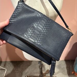 Gigi of New York blue handbag